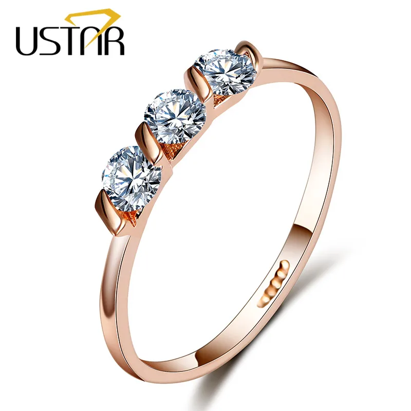 

Italina 18K Gold/Silver plated CZ Diamond Wedding rings for women made with Austrian Crystals Aneis top quality wholesales