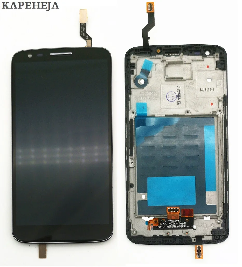 5.2" For LG G2 D802 LCD Display Touch Screen Digitizer Assembly with Bezel Frame
5.2" For LG G2 D802 LCD Display Touch Screen Digitizer Assembly with Bezel Frame