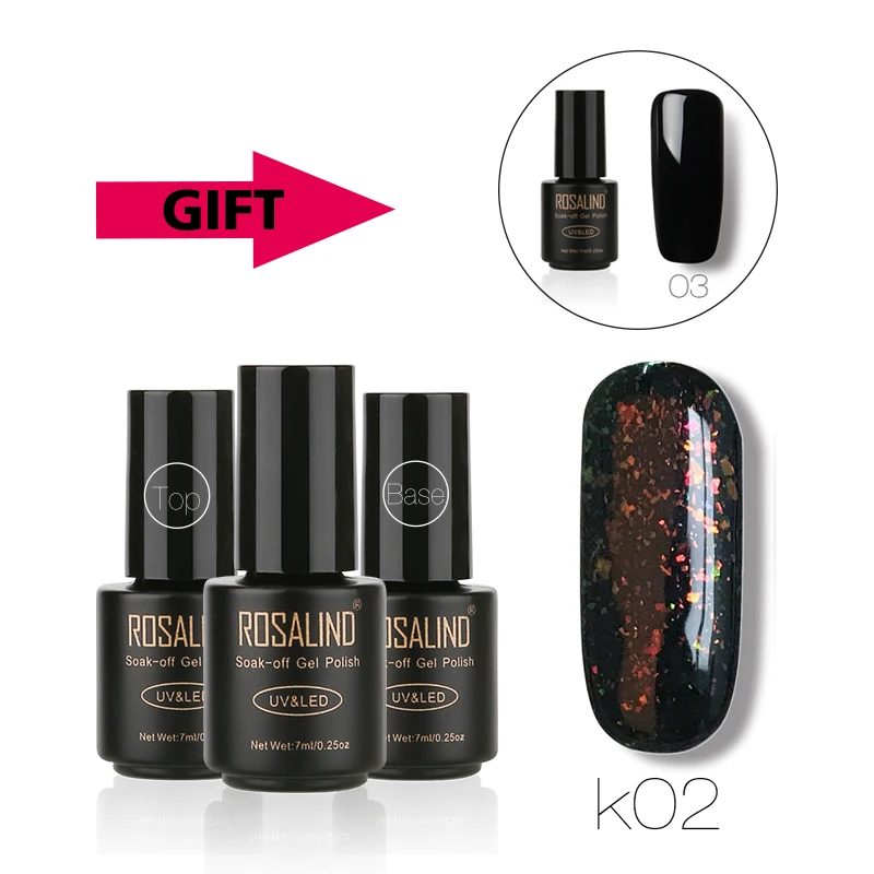 ROSALIND Buy 3 Get 1 Gift Pure Color Nail Gel Polish Long-lasting UV Nail Polish Nail Soak Off Lacquer Kit Nail Varnish Set
ROSALIND Buy 3 Get 1 Gift Pure Color Nail Gel Polish Long-lasting UV Nail Polish Nail Soak Off Lacquer Kit Nail Varnish Set