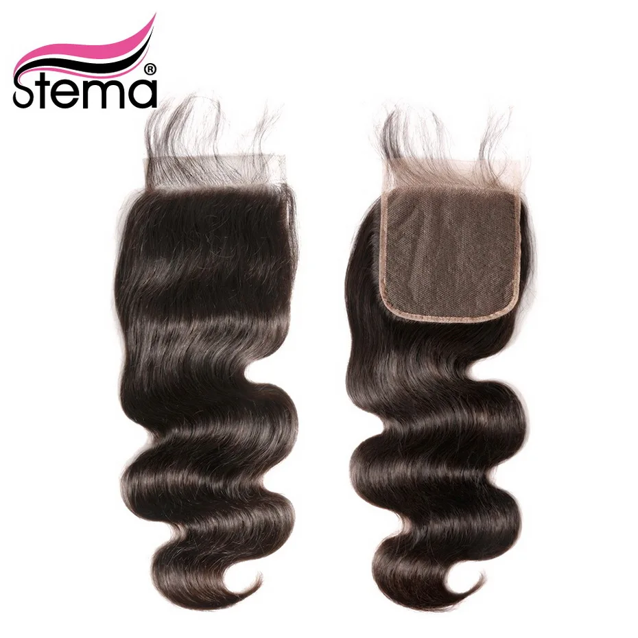 Stema Brazilian Body Wave 5x5 Lace Closure 100% Human Remy Hair Natural Color Free Part with baby hair Free Shipping
Stema Brazilian Body Wave 5x5 Lace Closure 100% Human Remy Hair Natural Color Free Part with baby hair Free Shipping
