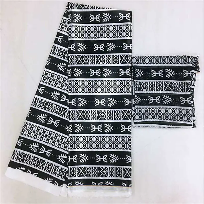 Nigerian Ankara satin fabrics Imitated Silk Fabric Black & White Satin Silk Fabric printed Soft Silk Fabric for Dress 30
Nigerian Ankara satin fabrics Imitated Silk Fabric Black & White Satin Silk Fabric printed Soft Silk Fabric for Dress 30