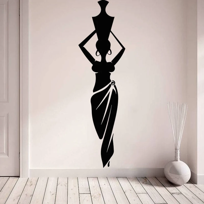 African Woman Girl With A Pot On Head Decal Vinyl Sticker Home Wall Art Decor Office Murals Interior Design
African Woman Girl With A Pot On Head Decal Vinyl Sticker Home Wall Art Decor Office Murals Interior Design
