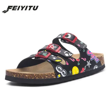 FeiYiTu Men Shoes Beach Cork Sandals Non-slip Shoes Men Sandals Three Button in Summer Cork Beach Sandals Slides Plus Size 35-43
FeiYiTu Men Shoes Beach Cork Sandals Non-slip Shoes Men Sandals Three Button in Summer Cork Beach Sandals Slides Plus Size 35-43