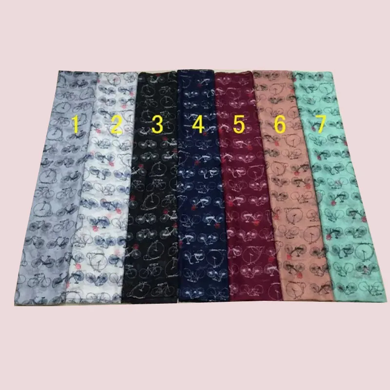 Very beautiful Europe and USA fashion bicycle print scarf New Designer Artist scarfs 2018
Very beautiful Europe and USA fashion bicycle print scarf New Designer Artist scarfs 2018