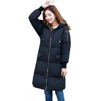 2018 New Winter Jacket Female Parka Coat Feminina Long Down Cotton Jackets Plus Size Hooded Loose Women tops Outerwear
2018 New Winter Jacket Female Parka Coat Feminina Long Down Cotton Jackets Plus Size Hooded Loose Women tops Outerwear