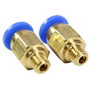 Etmakit Hot 2pcs PC4-M6 Pneumatic Straight Connector Coupler Part For MK8 OD 4mm 6mm Tube Filament M6 3D Printers Parts Brass
Etmakit Hot 2pcs PC4-M6 Pneumatic Straight Connector Coupler Part For MK8 OD 4mm 6mm Tube Filament M6 3D Printers Parts Brass