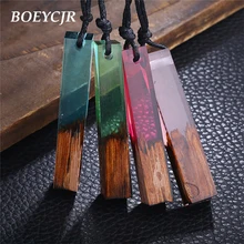 BOEYCJR Wood Resin Rectangle Shape Short Necklace Ethnic Jewelry Vintage Retro Design Handmade Statement Necklace For Women Men
BOEYCJR Wood Resin Rectangle Shape Short Necklace Ethnic Jewelry Vintage Retro Design Handmade Statement Necklace For Women Men