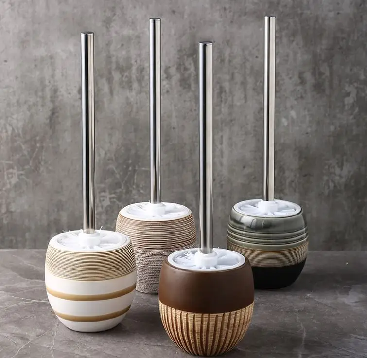 1PC Retro Toilet Brush Holder Set Bathroom Cleaning Ceramic Long Handle Free Punching Clean Toilet Brush
1PC Retro Toilet Brush Holder Set Bathroom Cleaning Ceramic Long Handle Free Punching Clean Toilet Brush