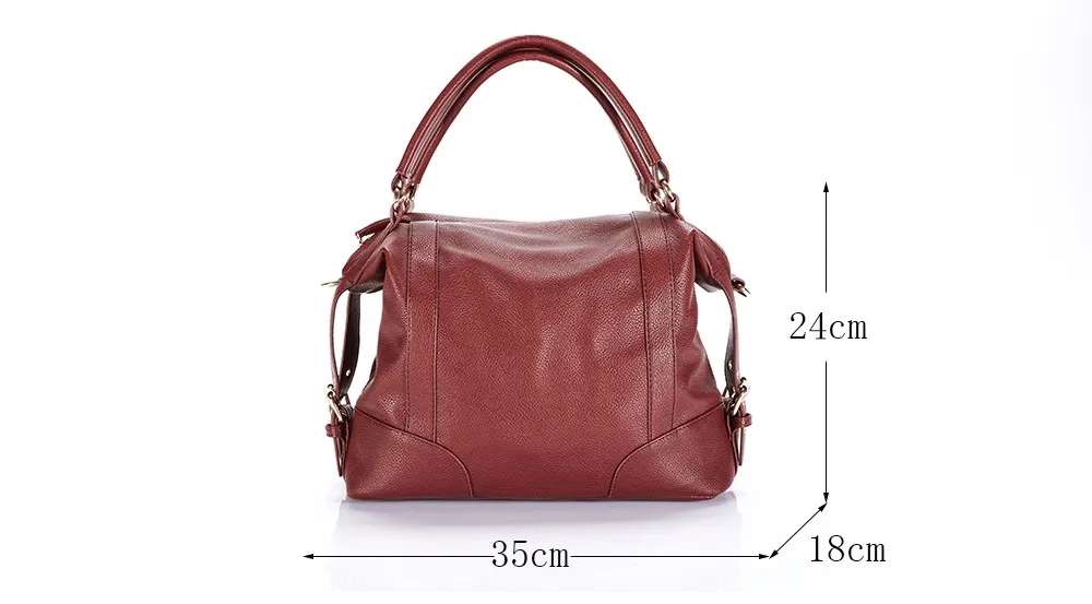 Soft  Leather Handbags Big Women Bag Zipper Ladies Shoulder Bag Girl Hobos Bags New Arrivals bolsa feminina 2016 Herald Fashion (1)