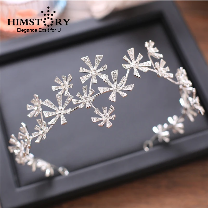 HIMSTORY New Elegant Sparkly Crystal Star Tiara Free Beading Bride Headdress Rhinestone Hair Jewelry Wedding Accessories
HIMSTORY New Elegant Sparkly Crystal Star Tiara Free Beading Bride Headdress Rhinestone Hair Jewelry Wedding Accessories