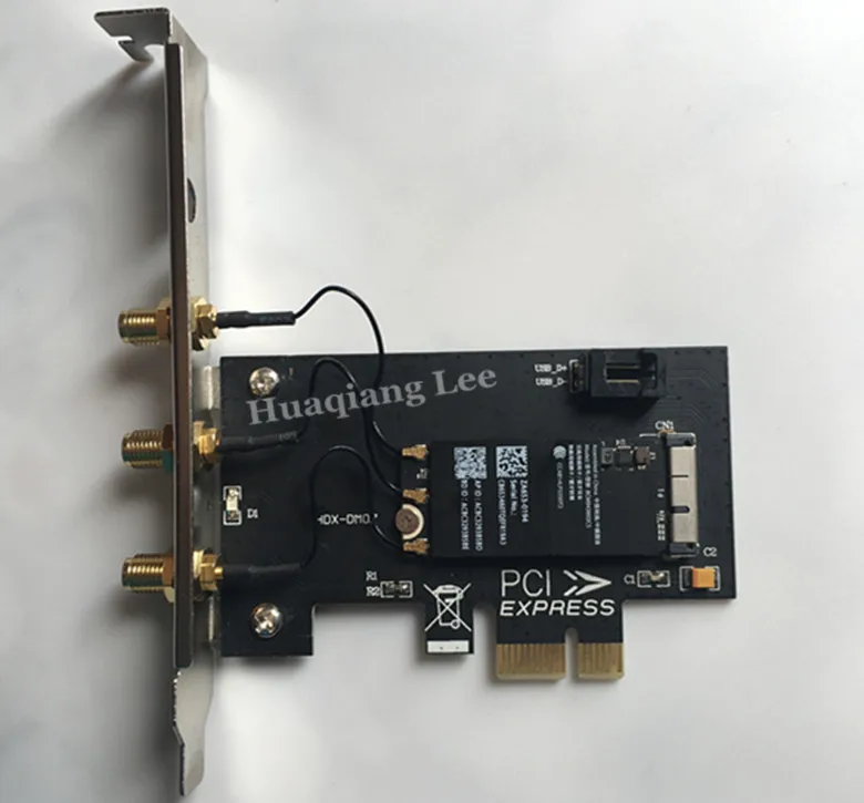 802.11+Bluetooth 4.1 Broadcom BCM943602CS wireless wifi Card For Desktops with mini pci-e to PCI-E 1X Adapter
802.11+Bluetooth 4.1 Broadcom BCM943602CS wireless wifi Card For Desktops with mini pci-e to PCI-E 1X Adapter