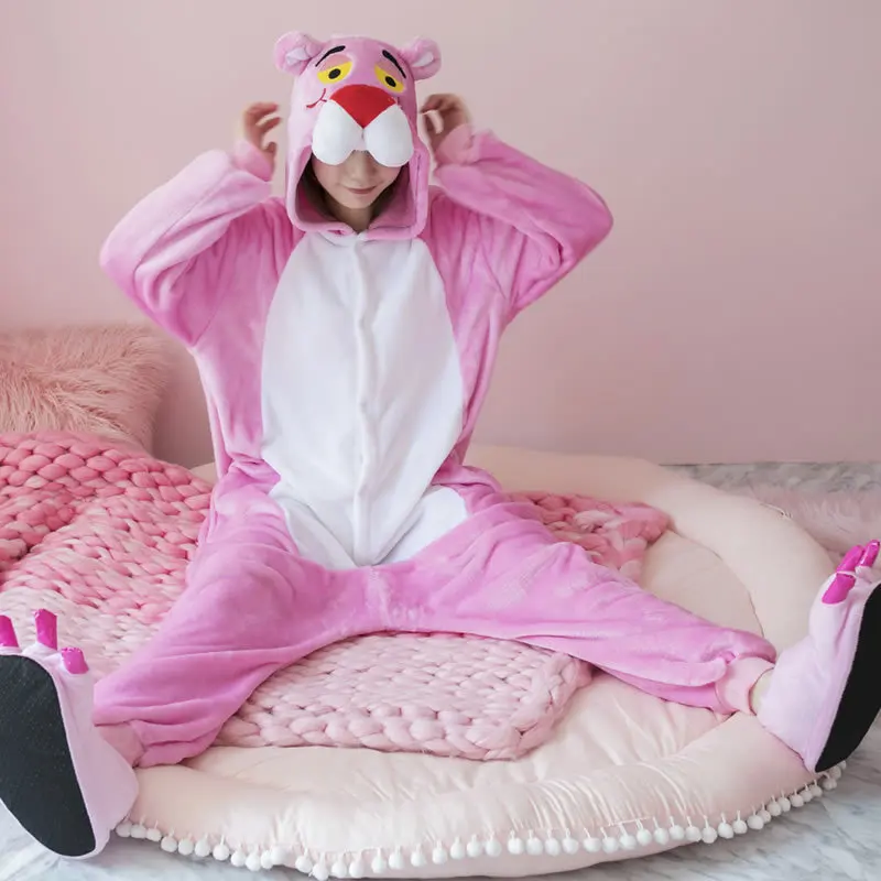 Women New Cute Animal Leopard Pajama Sets Winter Flannel Sleepwear Soft Adult Pyjamas Cartoon Cosplay Onesie For Women Costume
Women New Cute Animal Leopard Pajama Sets Winter Flannel Sleepwear Soft Adult Pyjamas Cartoon Cosplay Onesie For Women Costume