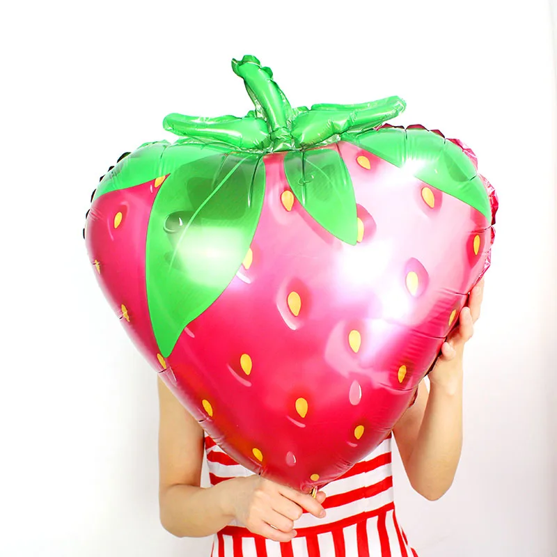 new Large Size Cartoon Fruit Strawberry helium Balloon foil ballon Kids Birthday Party Decoration Wedding Decoration 55*72cm
new Large Size Cartoon Fruit Strawberry helium Balloon foil ballon Kids Birthday Party Decoration Wedding Decoration 55*72cm