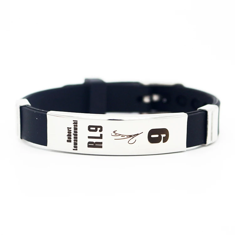 6pcs hot sale fashion rubber wristband football sports watch buckle bracelet silicone bangle as Lewandowski fans gift
6pcs hot sale fashion rubber wristband football sports watch buckle bracelet silicone bangle as Lewandowski fans gift