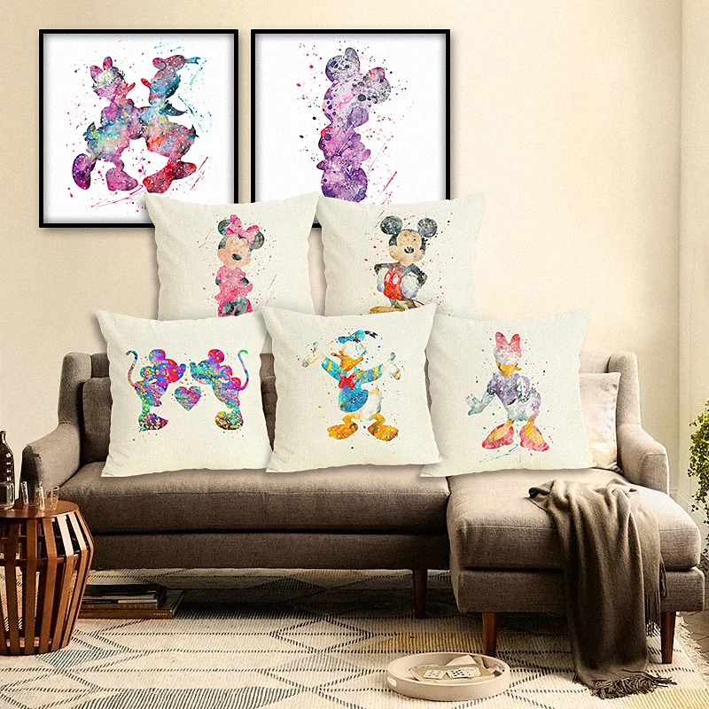 New Cartoon Style Housewear Cartoon Character Chair Cushion Cover Soft Pillow Case Cojines Almofadas Cotton Linen Square
New Cartoon Style Housewear Cartoon Character Chair Cushion Cover Soft Pillow Case Cojines Almofadas Cotton Linen Square
