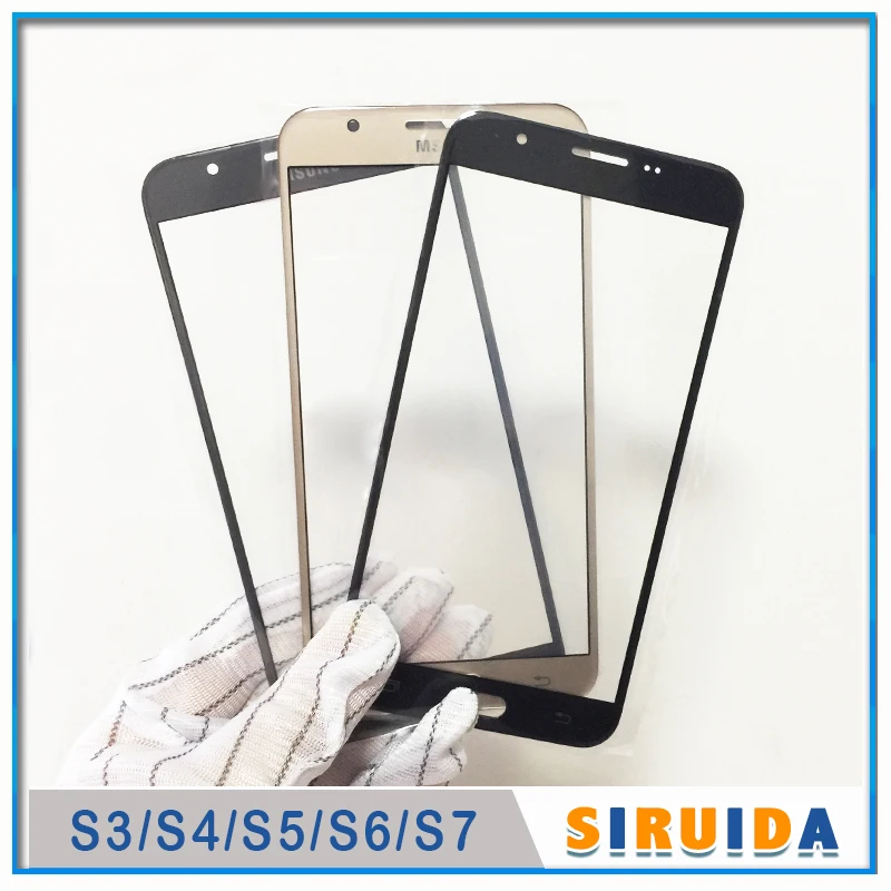 

10pcs LCD Front Outer Lens For Samsung Galaxy S3 S4 S5 S6 S7 Active Mini i9300 i9500 G9200 G9300 Touch Screen Glass Replacement