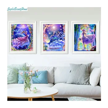 Diamond Cartoon Fantasy Girl Embroidery Beautiful Triple Diy Diamond Painting Square Cross Embroidery Mosaic Decoration
Diamond Cartoon Fantasy Girl Embroidery Beautiful Triple Diy Diamond Painting Square Cross Embroidery Mosaic Decoration