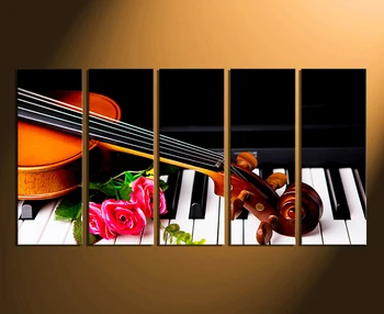 5 Piece Large Canvas, Brown Multi Panel Canvas, Piano Large Pictures, Rose Wall Art, Violin Photo Canvas, Musical Group Canvas
5 Piece Large Canvas, Brown Multi Panel Canvas, Piano Large Pictures, Rose Wall Art, Violin Photo Canvas, Musical Group Canvas