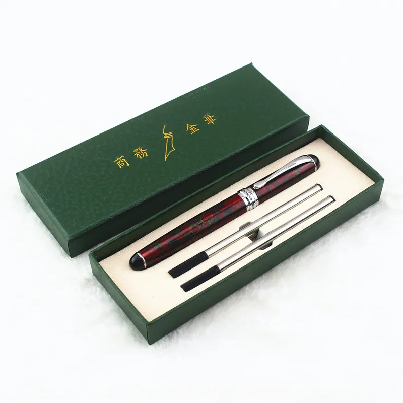 Silver Clip Rollerball Pen with 2pcs Refills Gift Set Jinhao 750 Luxury Sign Pens Business Office Gift Writing Stationery
Silver Clip Rollerball Pen with 2pcs Refills Gift Set Jinhao 750 Luxury Sign Pens Business Office Gift Writing Stationery