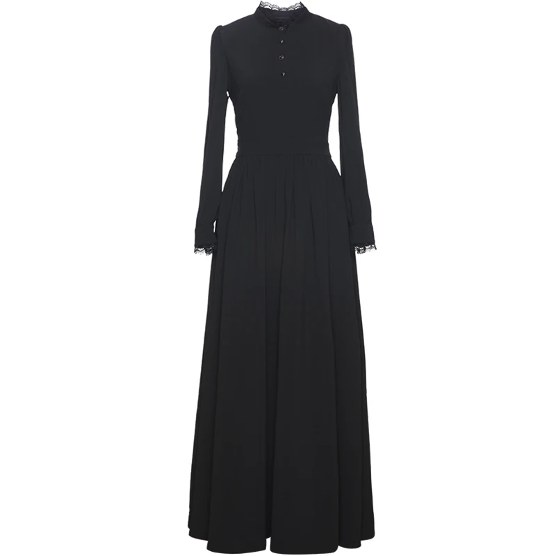 Black Long Dress New 2019 Spring Fashion Long Party Event Women Lace Patchwork Long Sleeve Maxi Dress Big Size XXXL Clothing
Black Long Dress New 2019 Spring Fashion Long Party Event Women Lace Patchwork Long Sleeve Maxi Dress Big Size XXXL Clothing