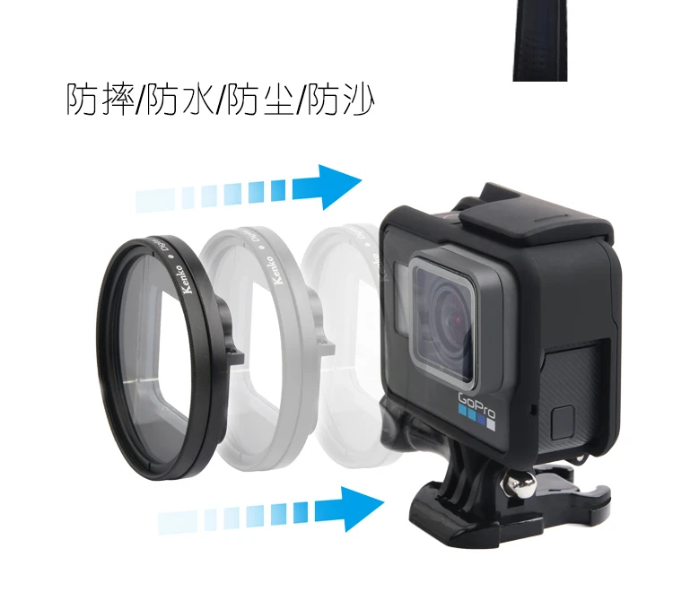 

Camera Filters Hero5 Hero6 Hero7 WaterProof Filter UV CPL Star Color Filters Set For GoPro Hero 5 6 7 Action Camera