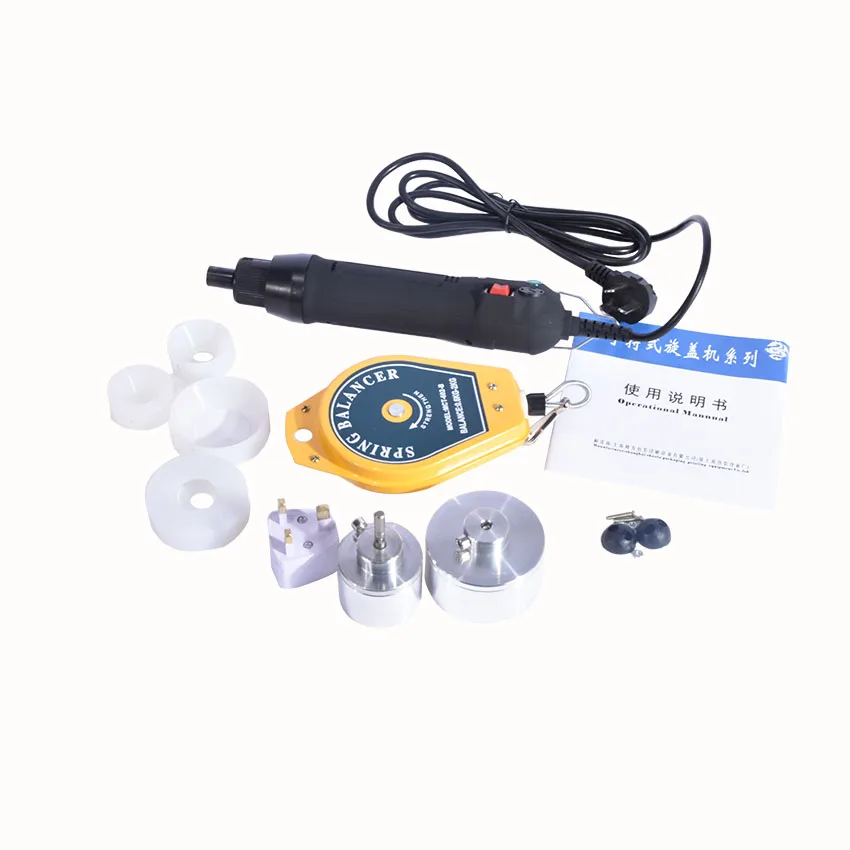 Bottle Capping Machine Handheld Manual Electric Capping machine 220V 80w for 10-50 mm SF-1550 1pc
Bottle Capping Machine Handheld Manual Electric Capping machine 220V 80w for 10-50 mm SF-1550 1pc