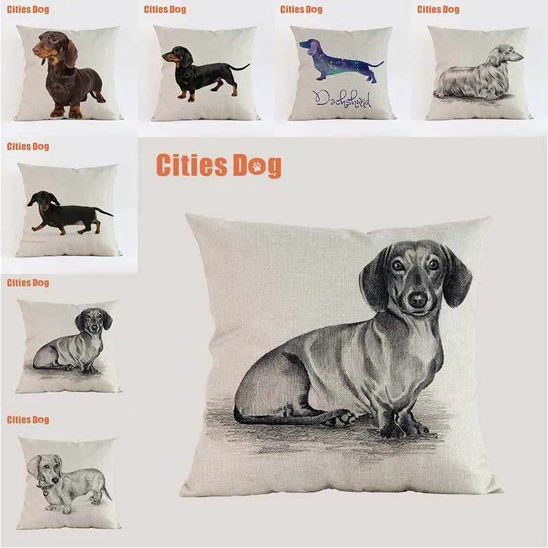 dog pillow covers decorative cushion covers for sofa Pillows Animal Dachshund dogs pillowcase cushions cover home decor almofada
dog pillow covers decorative cushion covers for sofa Pillows Animal Dachshund dogs pillowcase cushions cover home decor almofada
