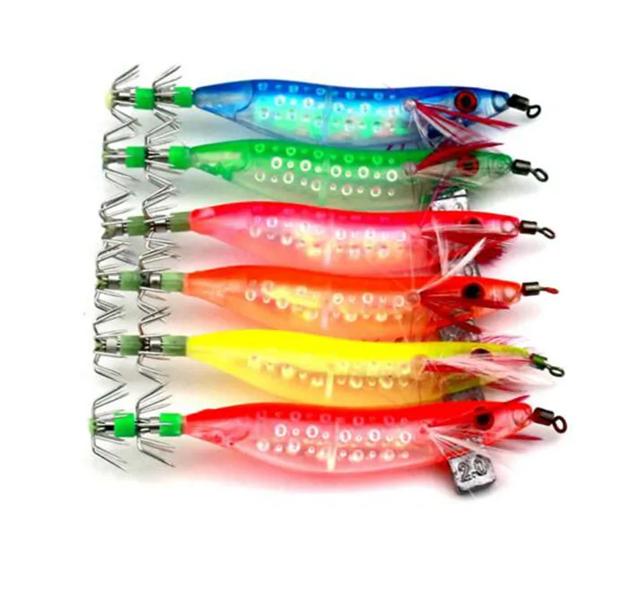 6Pcs 10cm 9g Luminous Wood Shrimp Bait Squid Shrimp Jig Jigging Lures Night Dawn Fishing Lure 
6Pcs 10cm 9g Luminous Wood Shrimp Bait Squid Shrimp Jig Jigging Lures Night Dawn Fishing Lure