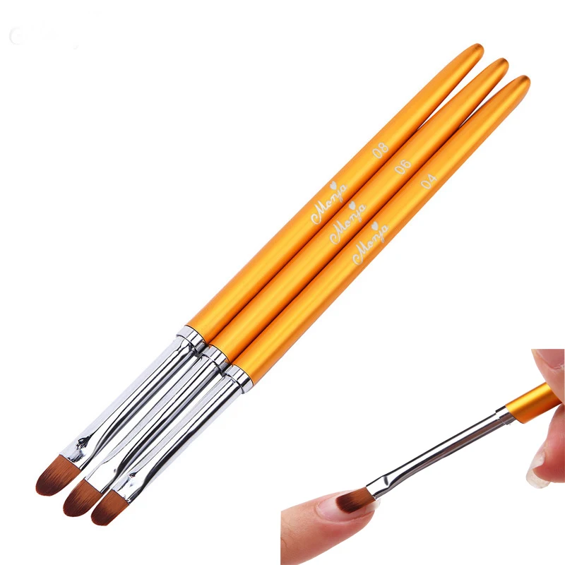 3 Pcs Professional Metal Handle Nail Art Brush Acrylic UV Gel Polish Tips 3D Design Painting Drawing Pen DIY Tips Manicure Tools
3 Pcs Professional Metal Handle Nail Art Brush Acrylic UV Gel Polish Tips 3D Design Painting Drawing Pen DIY Tips Manicure Tools
