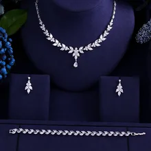 Newest Luxury Sparking Brilliant Cubic Zircon Clear Necklace Earrings Wedding Bridal Jewelry Sets Dress Accessories Newest Luxury Sparking Brilliant Cubic Zircon Clear Necklace Earrings Wedding Bridal Jewelry Sets Dress Accessories
