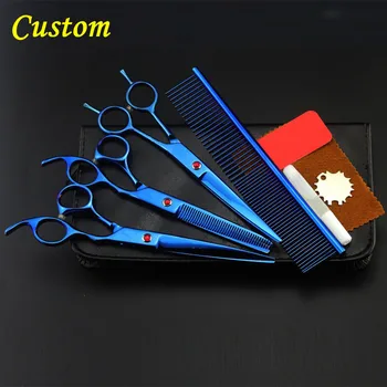 Custom logo Professional japan 4 kit pet 8 inch shears dog grooming hair scissors cutting thinning barber hairdressing scissors
Custom logo Professional japan 4 kit pet 8 inch shears dog grooming hair scissors cutting thinning barber hairdressing scissors