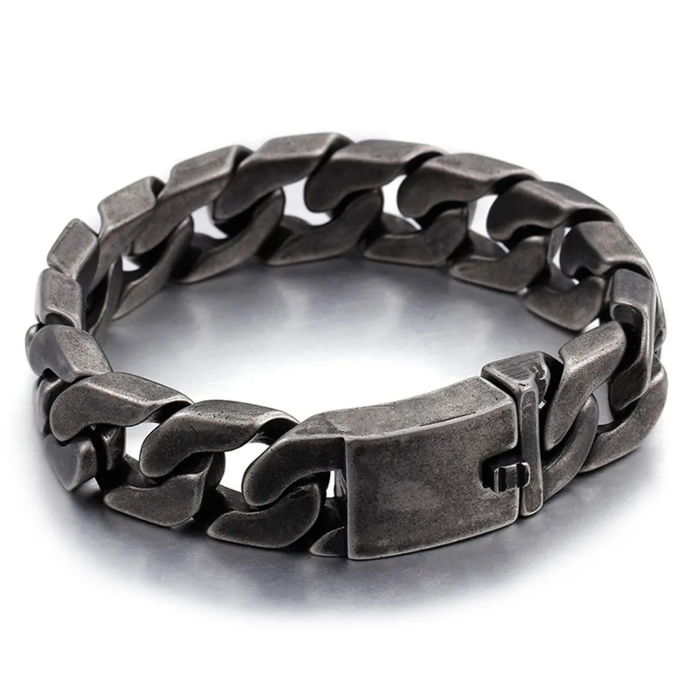 316L Stainless Steel Men Bracelet Retro style Black Color Male Accessory Wholesale Jewelry free Gift fashion bracelet
316L Stainless Steel Men Bracelet Retro style Black Color Male Accessory Wholesale Jewelry free Gift fashion bracelet