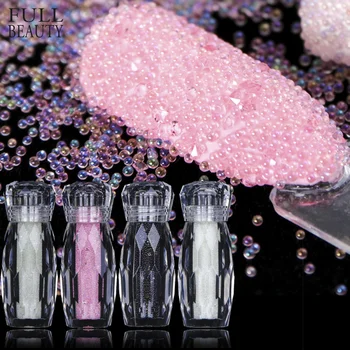 Full Beauty 1 bottle Shining Crystal Mixed Zircon Caviar Mini Beads 3D Nail Glitter Decorations Tiny Glass Diamond Stone CH071
Full Beauty 1 bottle Shining Crystal Mixed Zircon Caviar Mini Beads 3D Nail Glitter Decorations Tiny Glass Diamond Stone CH071