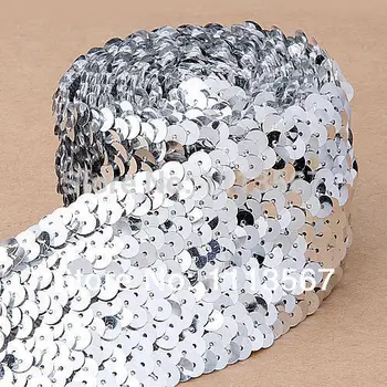Wholesale 20yard Craft 5 Row Glitter Silver Craft Hand Beaded Trim Elastic Stretch Sequin Trim Lace Ribbon Trim Sewing TrimT6
Wholesale 20yard Craft 5 Row Glitter Silver Craft Hand Beaded Trim Elastic Stretch Sequin Trim Lace Ribbon Trim Sewing TrimT6