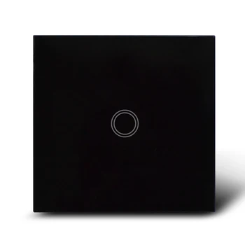 Crystal Glass Panel 1 Gang 1 Way ON/OFF Touch Screen Light Switch / Wall Switches with blue LED indicator -- European Standard
Crystal Glass Panel 1 Gang 1 Way ON/OFF Touch Screen Light Switch / Wall Switches with blue LED indicator -- European Standard