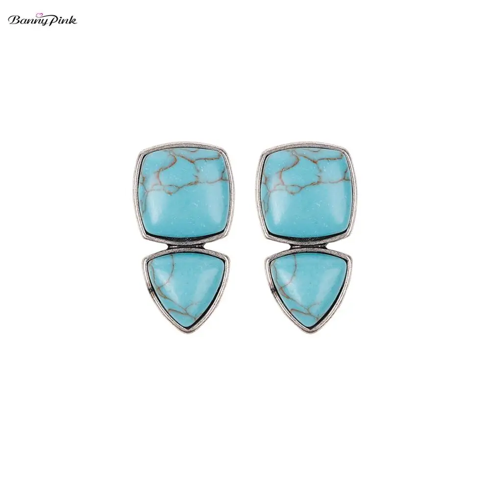 Banny Pink Simple Stone Geometric Stud Earrings For Women Vintage Square Triangle Statement Earrings Bohemia Earrings Brincos
Banny Pink Simple Stone Geometric Stud Earrings For Women Vintage Square Triangle Statement Earrings Bohemia Earrings Brincos