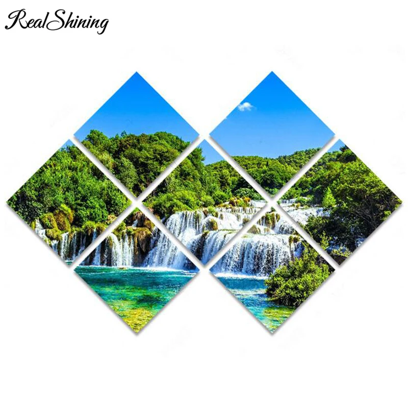 7pcs 3d diy diamond painting Green Mountain waterfalls Cross Stitch full square round Diamond Embroidery natural scenery FS5024
7pcs 3d diy diamond painting Green Mountain waterfalls Cross Stitch full square round Diamond Embroidery natural scenery FS5024