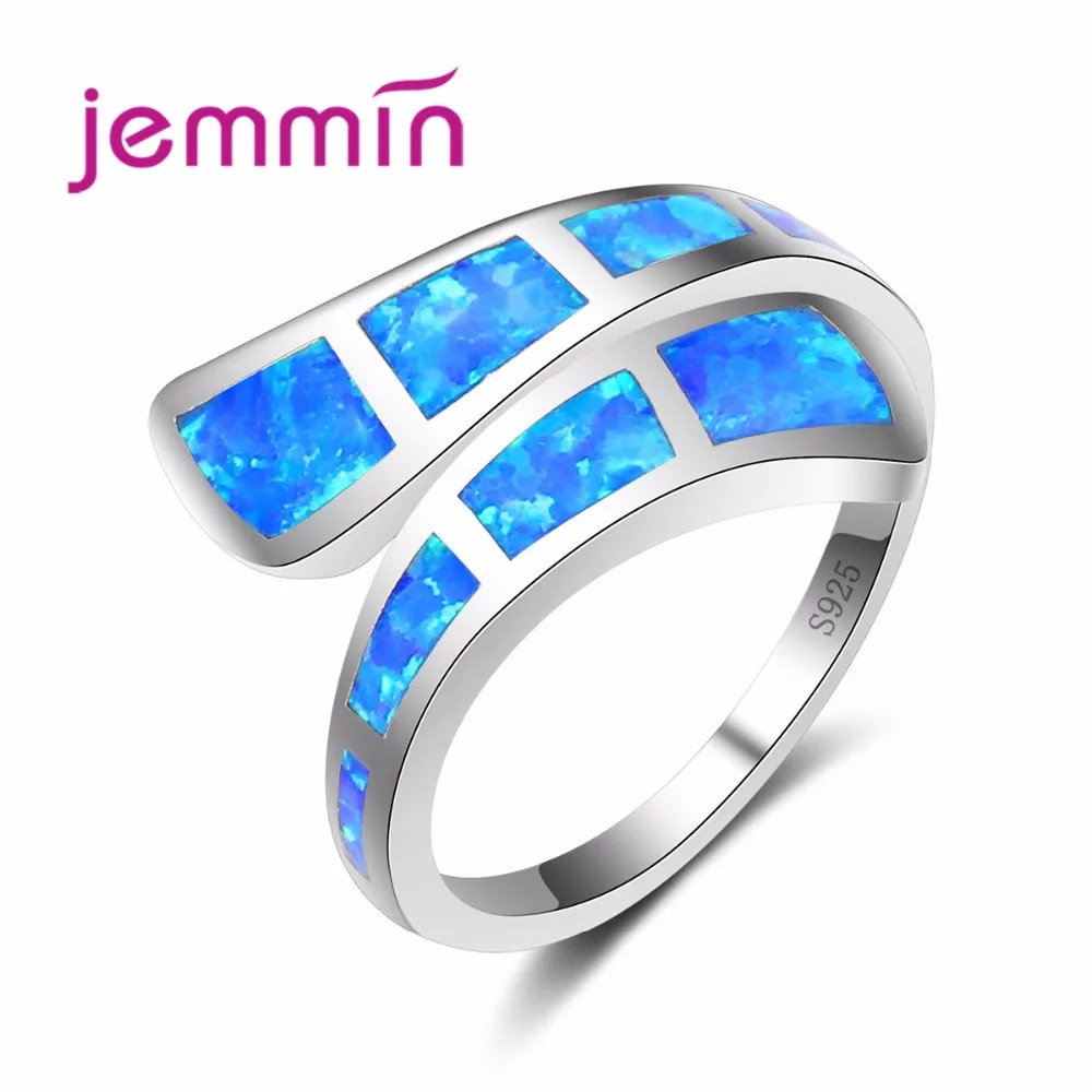Jemmin New Stylish Silver Ring Blue Fire Opal Ring 925 Sterling Silver Jewelry Hot Sell Fashion Women Engagement Ring
Jemmin New Stylish Silver Ring Blue Fire Opal Ring 925 Sterling Silver Jewelry Hot Sell Fashion Women Engagement Ring