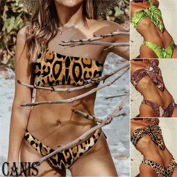 Women Sexy Brief Sets Solid Snake Print Bathing Suit Summer Sets
Women Sexy Brief Sets Solid Snake Print Bathing Suit Summer Sets
