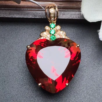 Fine Jewelry Collection Real 18K Rose Gold 100% Natural Red Topaz Gemstone Pendant Necklace
Fine Jewelry Collection Real 18K Rose Gold 100% Natural Red Topaz Gemstone Pendant Necklace