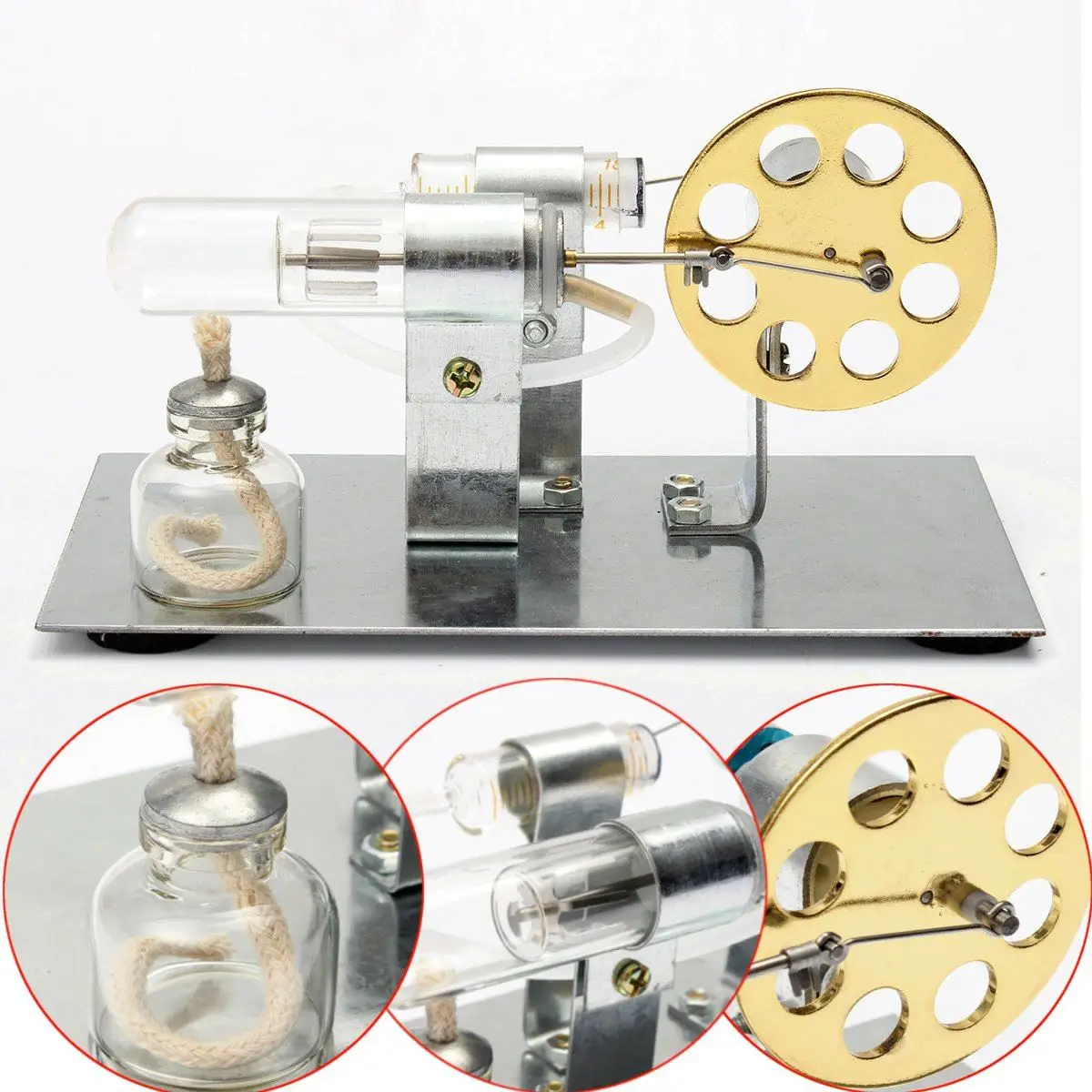 Newest DIY Mini Air Stirling Engine Motor Model Educational Steam Power Toy Electricity Learning Model Toys For Children Adult
Newest DIY Mini Air Stirling Engine Motor Model Educational Steam Power Toy Electricity Learning Model Toys For Children Adult