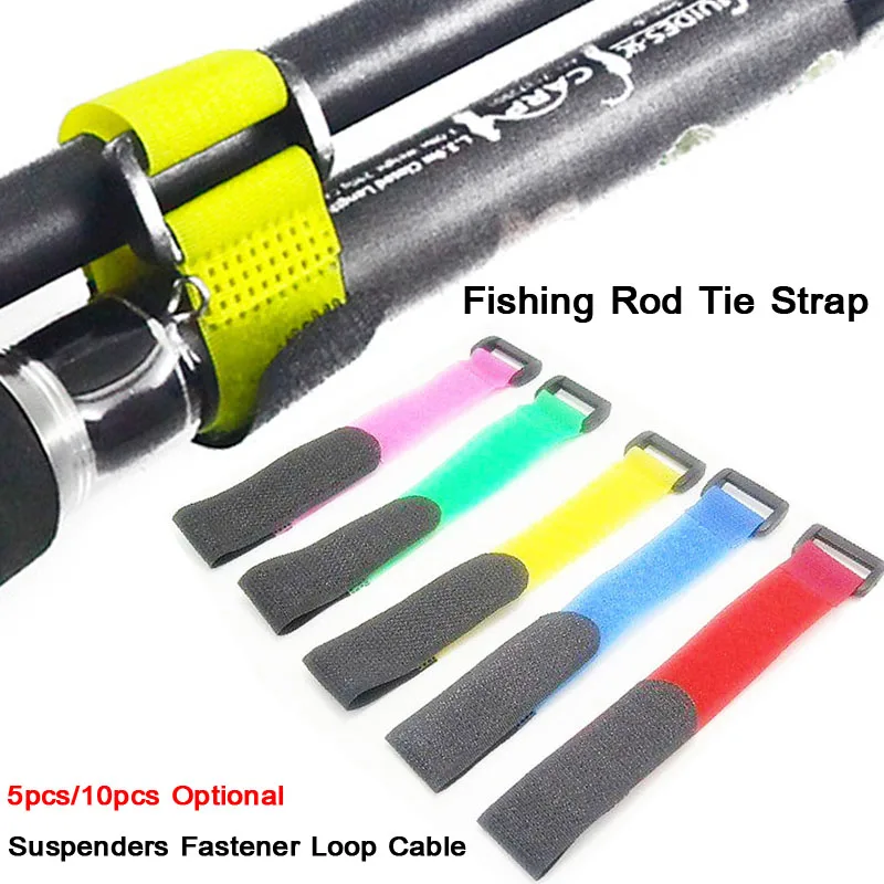 Multi-purpose Fishing Rod Nylon Ties Belt Reusable Tie Strap Suspenders Fastener Hook Loop Cable Cord Fishing Tackle Accessories
Multi-purpose Fishing Rod Nylon Ties Belt Reusable Tie Strap Suspenders Fastener Hook Loop Cable Cord Fishing Tackle Accessories