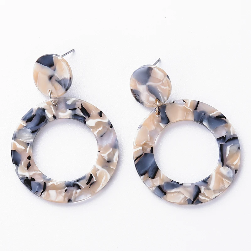 Trendy Long Earrings for Women Geometric Dangle Earring Acrylic Eardrop for Women Round Drop Earrings Jewelry Wholesale Brincos
Trendy Long Earrings for Women Geometric Dangle Earring Acrylic Eardrop for Women Round Drop Earrings Jewelry Wholesale Brincos