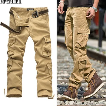 MFERLIER men safari style cargo pants pocket plus size Straight spring casual out door slim fit korea style pants 42 navy blue
MFERLIER men safari style cargo pants pocket plus size Straight spring casual out door slim fit korea style pants 42 navy blue