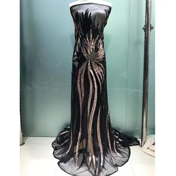 African Sequins lace fabric latest sequin fabric high quality tulle sequins lace fabric for Wedding/Party dresses GZ899
African Sequins lace fabric latest sequin fabric high quality tulle sequins lace fabric for Wedding/Party dresses GZ899