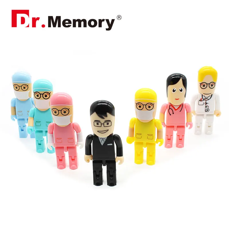 Cartoon Doctor USB Flash Drive 2.0 Mini U Disk Cute Pendrive 32GB USB Memory Stick 4GB 8GB 16GB I Pen Drive Gifts for Dentist
Cartoon Doctor USB Flash Drive 2.0 Mini U Disk Cute Pendrive 32GB USB Memory Stick 4GB 8GB 16GB I Pen Drive Gifts for Dentist