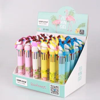 30PCS Korean Cartoon Signature Pen Silica 10 In 1 Woodpecker Ballpoint Pen Fashion Promotional Bird Multi-color Ball Pen
30PCS Korean Cartoon Signature Pen Silica 10 In 1 Woodpecker Ballpoint Pen Fashion Promotional Bird Multi-color Ball Pen