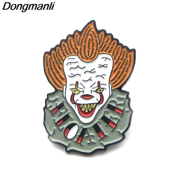 P3690 Wholesale 20pcs/lot Stephen Clown Metal Enamel Pins and Brooches for Lapel Pin Backpack Bags Badge Cool Gifts
P3690 Wholesale 20pcs/lot Stephen Clown Metal Enamel Pins and Brooches for Lapel Pin Backpack Bags Badge Cool Gifts
