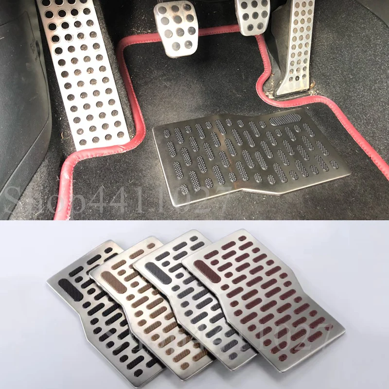 Car Aluminum Pad Plate Pedal Foot Rest Carpets floor mats For Audi q5 q7 tt a3 8v a1 a3 8l a6 c7 q3 80 s3 2008-2018
Car Aluminum Pad Plate Pedal Foot Rest Carpets floor mats For Audi q5 q7 tt a3 8v a1 a3 8l a6 c7 q3 80 s3 2008-2018