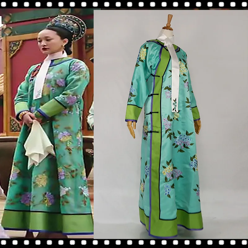 Zhou Xun Green Full Embroidery Qing Dynasty Princess Costume Female Hanfu for TV Play RuYi's Royal Love in the Palace
Zhou Xun Green Full Embroidery Qing Dynasty Princess Costume Female Hanfu for TV Play RuYi's Royal Love in the Palace